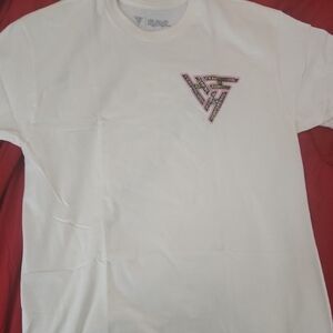 White T-Shirt with Graphic Logo